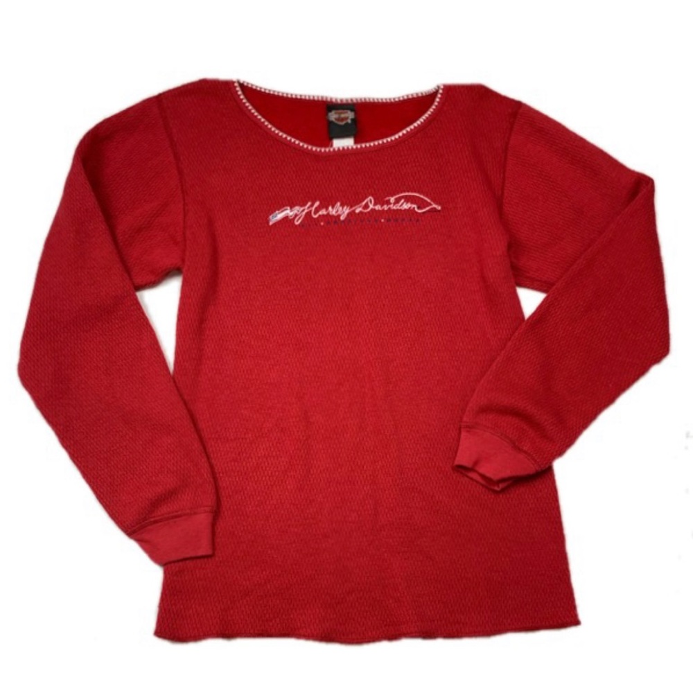 Harley Davidson Long Sleeve Top Graphic Las Vegas